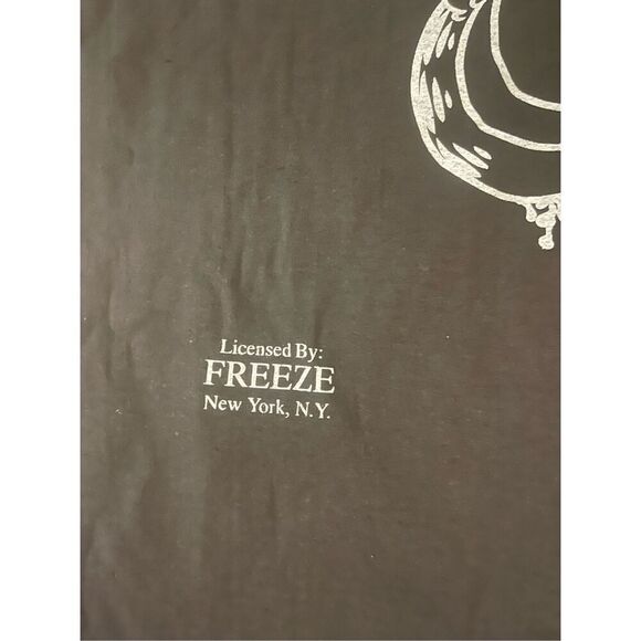 GARFIELD CAT Vintage 2 sided single stitch tee Spray Paint All over Freeze XL pa - Picture 12 of 13